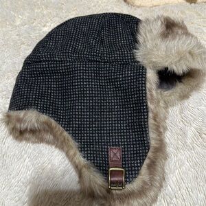 Madewell Wool blend Faux Fur Trapper Hat